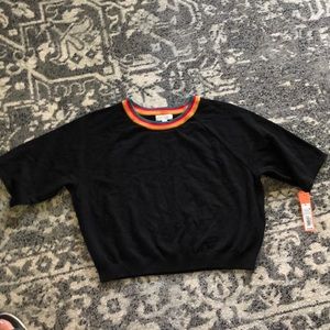 Women’s black Colsie cropped sweater